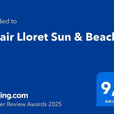 公寓 Belair Lloret Sun & 滨海略雷特